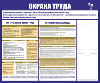 С160 Стенд охрана труда (1200х1000 мм, пластик ПВХ 3 мм, алюминиевый багет серебряного цвета) - Стенды - Стенды по охране труда - ohrana.inoy.org